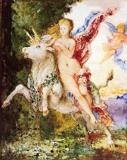 Gustave Moreau Europa and the Bull Spain oil painting art